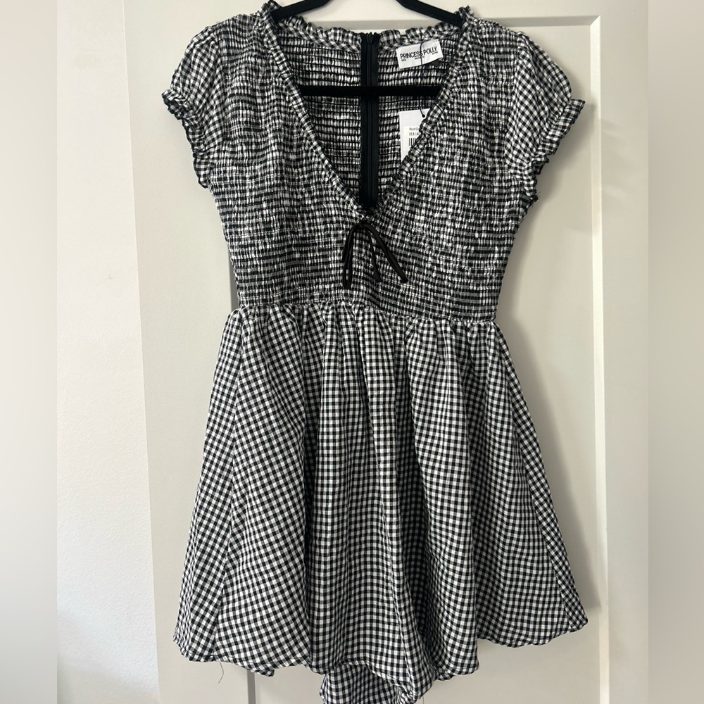 Princess Polly Gingham Romper